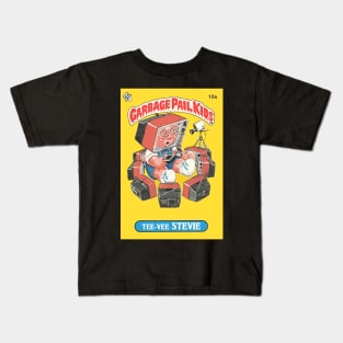 Garbage Pail Kids - Tee-Vee Stevie - vector Kids T-Shirt